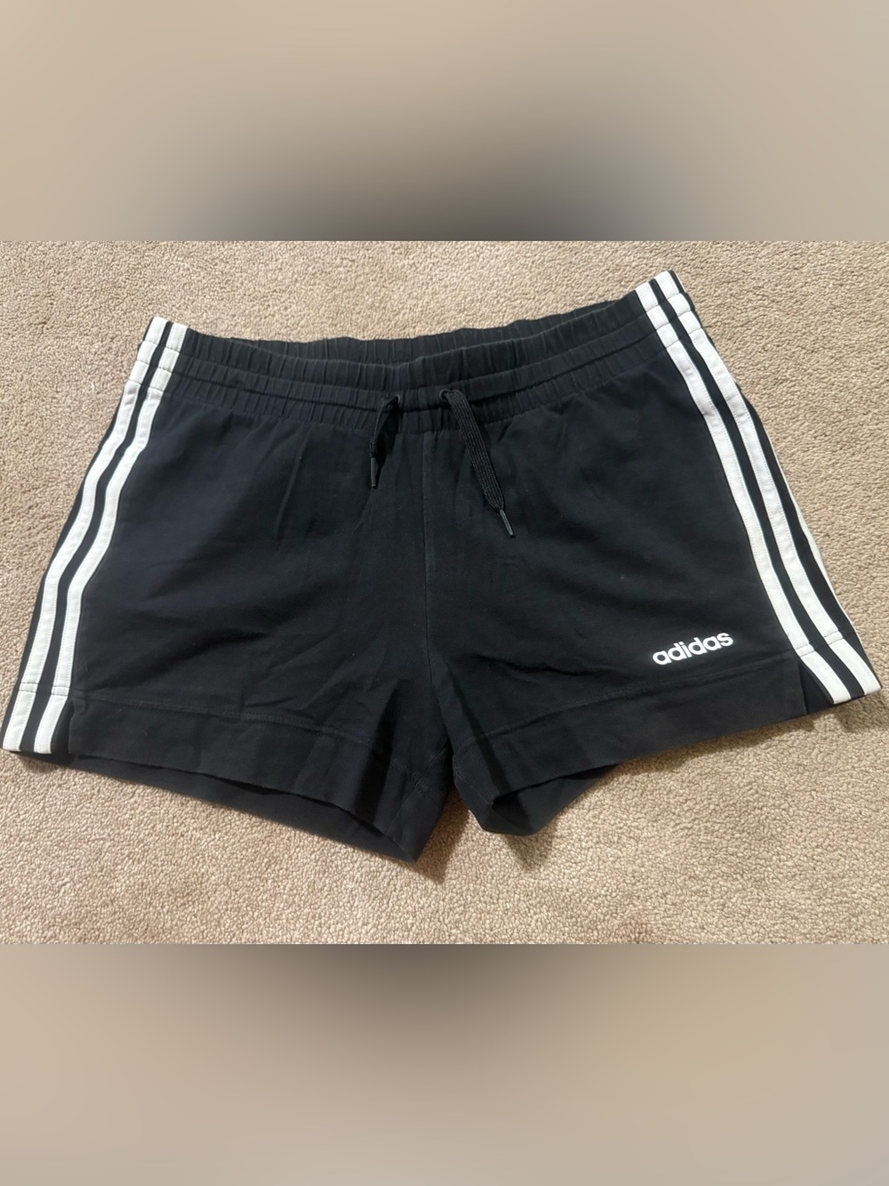 Adidas essentials 3 stripe shorts